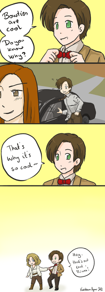 4koma amy_pond doctor_who eleventh_doctor jako mother_and_daughter river_song the_doctor