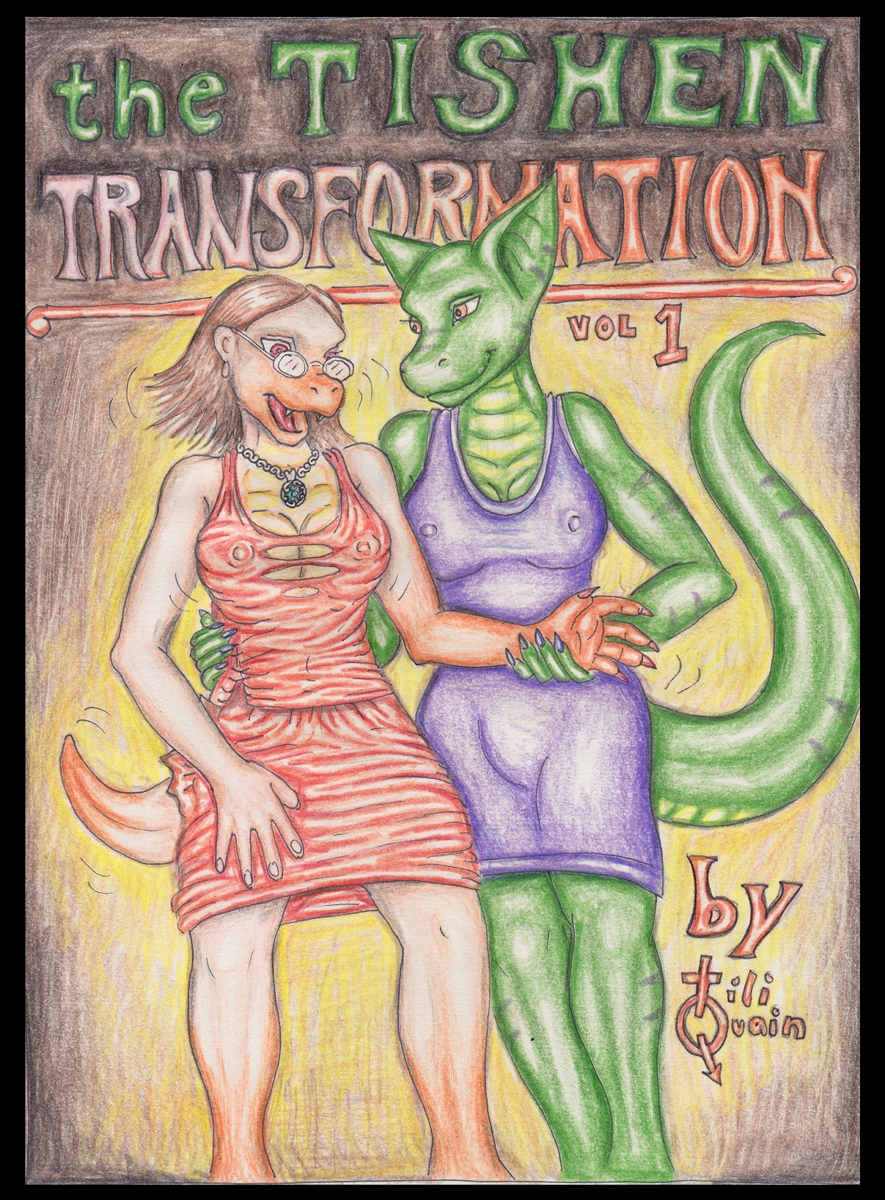 breasts cleavage clothed clothing comic dragon female heather_kowalski herm human intersex invalid_tag mammal ripping scalie the_tishen_transformation tiliquain transformation wardrobe_malfunction zmeydros