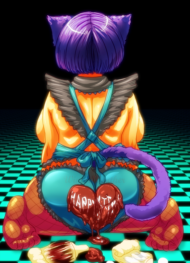 &hearts; animal_ears big_breasts big_butt breasts butt cat feline female hair holidays huge_breasts huge_butt invalid_tag mammal purple_hair valentine's_day valentine's_day winterweather