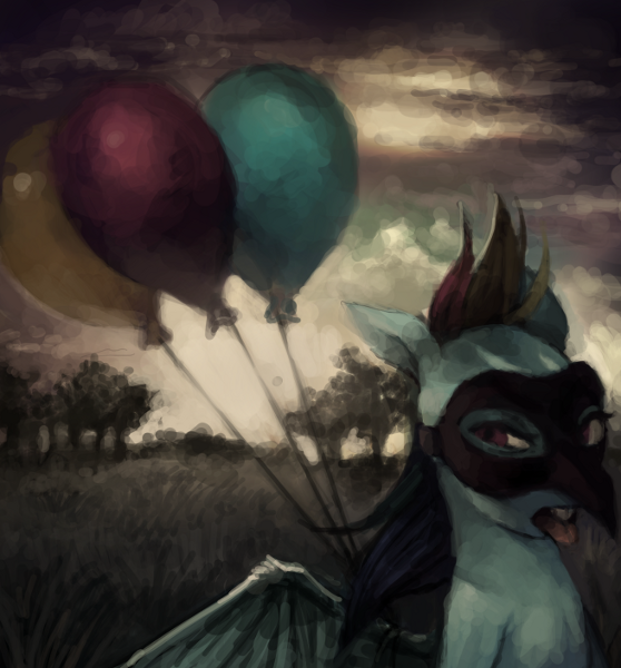 cloud clouds crookedtrees equine female friendship_is_magic grass hair mammal mask multi-colored_hair my_little_pony open_mouth outside pegasus plague_doctor purple_eyes rainbow_dash_(mlp) rainbow_hair solo teeth tongue tongue_out tree wings wood