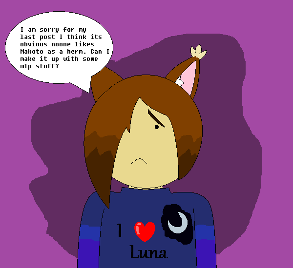 :( brony cat clothing cutie_mark feline friendship_is_magic frown male mammal ms_paint my_little_pony persona princess_luna_(mlp) sad starfoxfan326