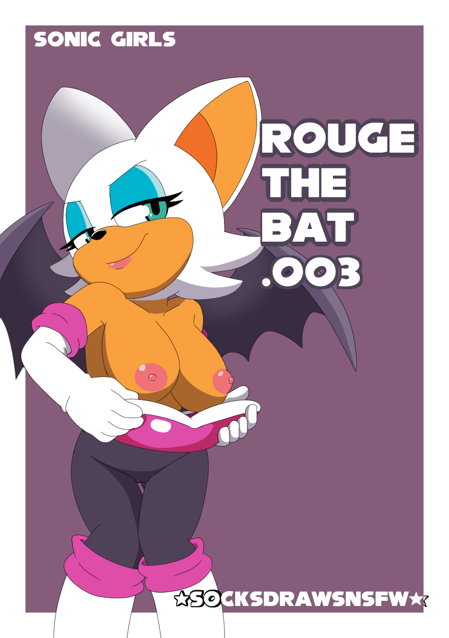 2023 5_fingers anthro armwear bat big_breasts biped blue_eyes breasts camel_toe clothing elbow_gloves english_text exposed_breasts female fingers gloves handwear hi_res mammal nipples presenting presenting_breasts rouge_the_bat sega simple_background smile socksdrawssocs solo sonic_the_hedgehog_(series) text undressing
