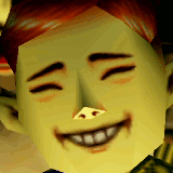 animated_gif eyes_closed happy_mask_salesman majora's_mask red_hair smile tagme the_legend_of_zelda