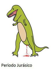 blood dinosaur humor low_res menstruation scalie unknown_artist