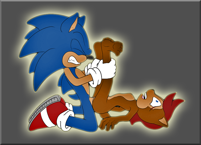 butt duo female grey_background hair half hedgehog incest invalid_background male mammal nipples nude other penetration penis plain_background pussy sally_acorn sega sex sonia_acorn sonic_(series) sonic_the_hedgehog straight the_other_half