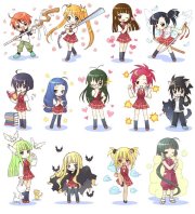 asakura_kazumi ayase_yue evangeline_a_k_mcdowell kagurazaka_asuna karakuri_chachamaru konoe_konoka ku_fei mahou_sensei_negima miyazaki_nodoka negi_springfield sakurazaki_setsuna