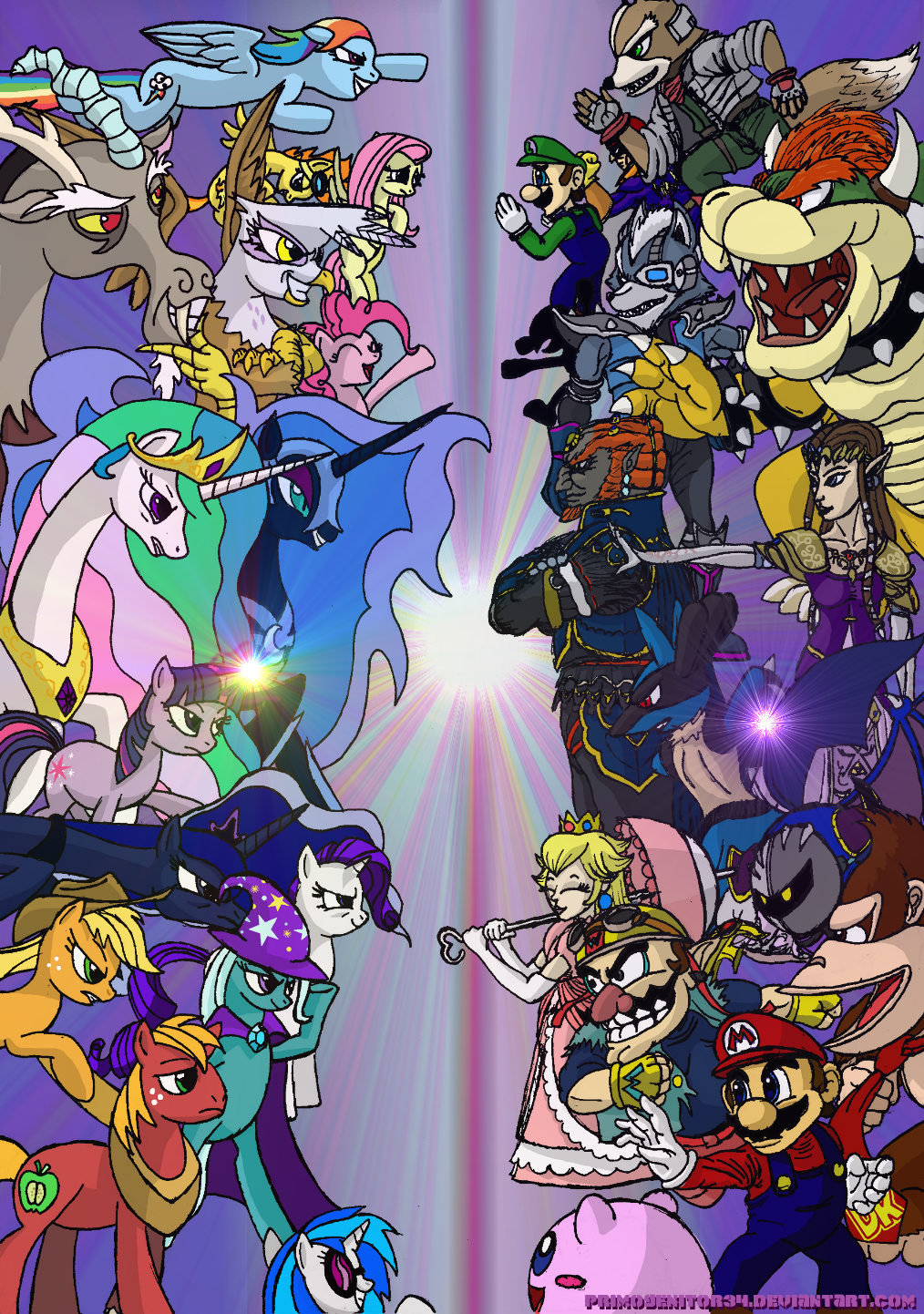 avian big_macintosh_(mlp) blonde_hair blue_eyes bowser canine captain_falcon clothed clothing collar cowboy_hat crossover crown cutie_mark discord_(mlp) donkey_kong donkey_kong_(character) draconequus equine eye_patch eyewear f-zero female feral fluttershy_(mlp) fox fox_mccloud friendship_is_magic game_and_watch ganondorf gilda_(mlp) glasses goggles green_eyes gryphon hair hat horn horse human kirby kirby_(series) koopa link lucario luigi male mammal mario mario_bros mask meta_knight mr._game_and_watch multi-colored_hair my_little_pony nightmare_moon_(mlp) nintendo pegasus pinkie_pie_(mlp) pok&#233;mon pok&eacute;mon pony primogenitor34 princess princess_celestia_(mlp) princess_luna_(mlp) princess_peach princess_zelda purple_eyes rainbow_dash_(mlp) rainbow_hair rarity_(mlp) red_eyes royalty scalie spiked_collar spitfire_(mlp) star_fox the_legend_of_zelda trixie_(mlp) twilight_sparkle_(mlp) umbrella unicorn video_games vinyl_scratch_(mlp) wario winged_unicorn wings wolf wolf_o'donnell wolf_o'donnell wonderbolts_(mlp) yellow_eyes