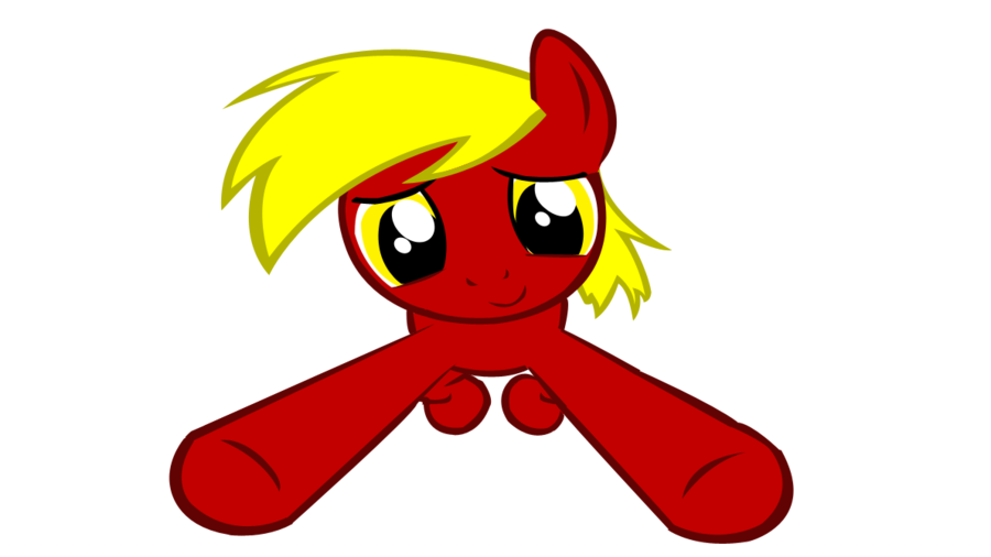 bigger_version_at_the_source blonde_hair equine foxgopher foxgopher(artist) hair hooves horse male mammal mlp_friendship_is_magic my_little_pony original_character plain_background pony red red_body solo transparent_background yellow_eyes