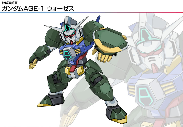 gundam gundam_age gundam_age-1 gundam_age-1_worzes mecha no_humans official_art simple_background