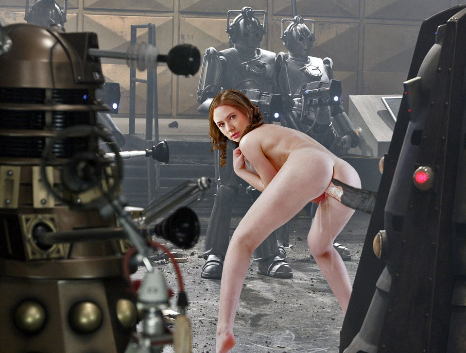 amy_pond cyberman dalek doctor_who fakes karen_gillan