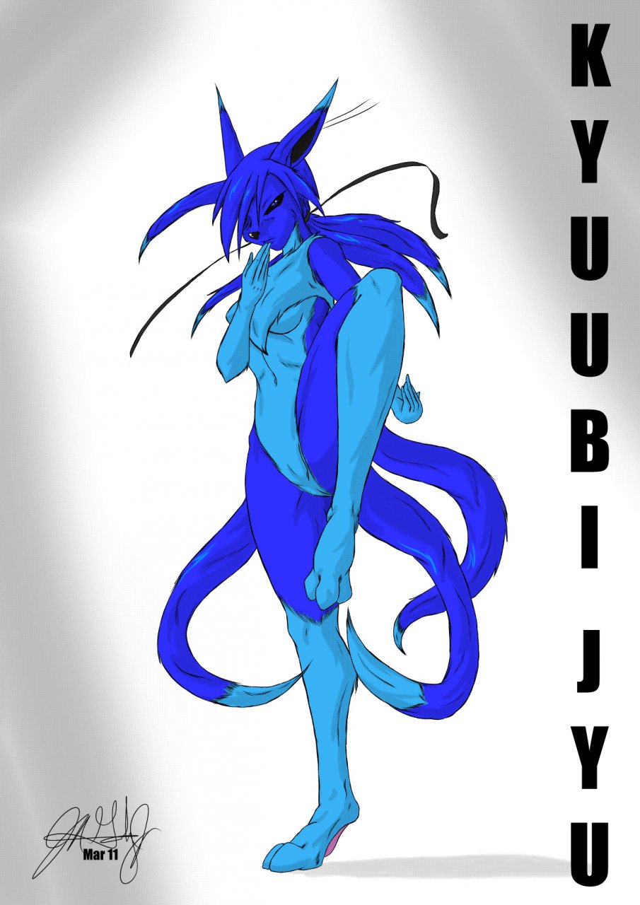 bluefoxlover kyuubi ninetales project_00_wolfen tagme