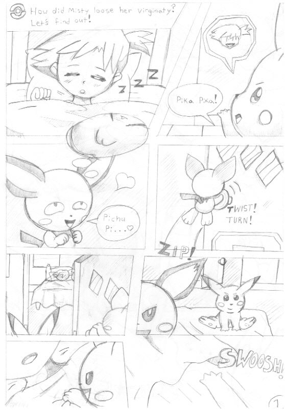 comic misty pichu pikachu pokemon shadowlink350