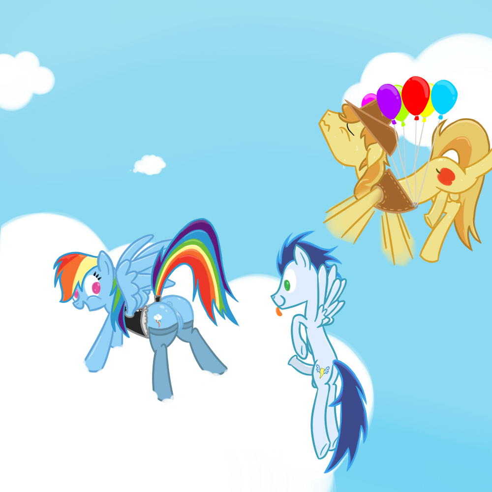 braeburn friendship_is_magic my_little_pony rainbow_dash soarin w300
