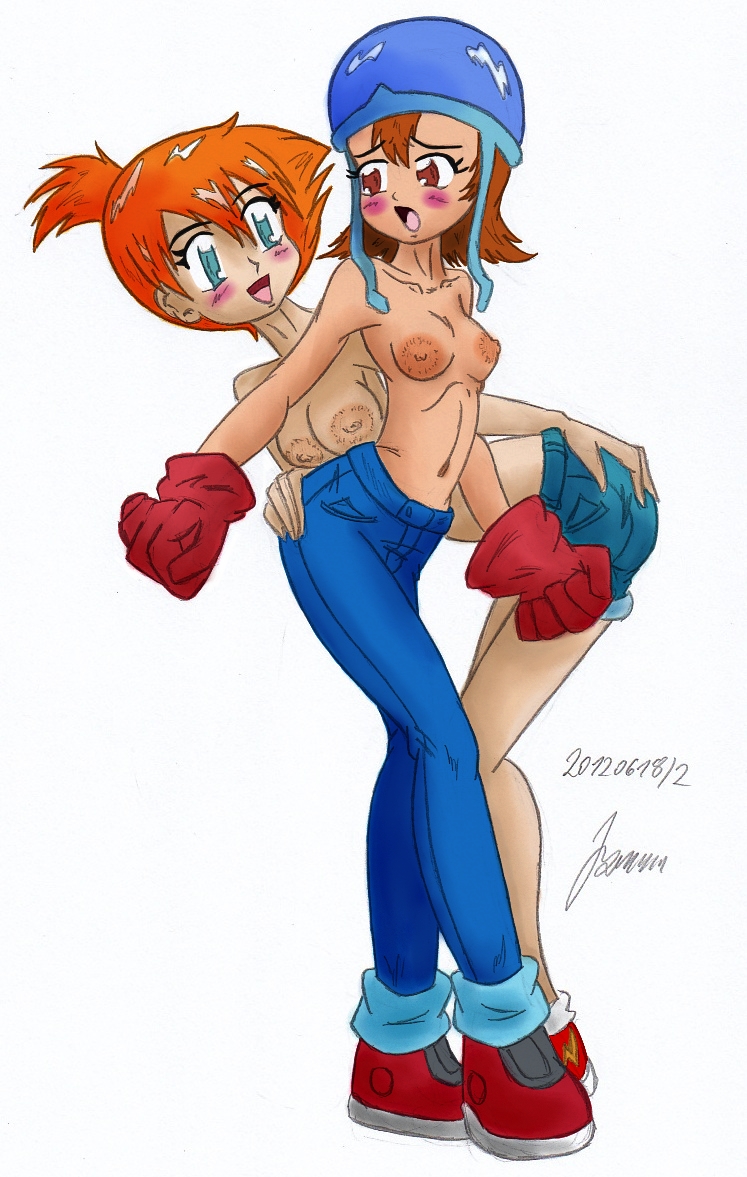 butlova crossover digimon misty moaja pokemon sora_takenouchi