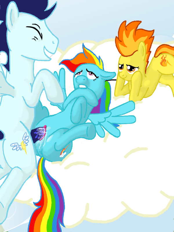 friendship_is_magic my_little_pony rainbow_dash soarin spitfire xanthordragon