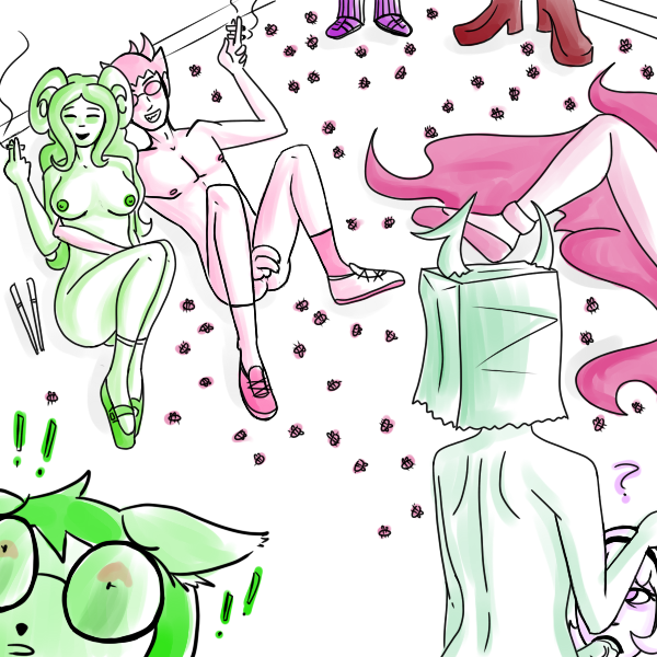 anonymous assstuck eridan_ampora homestuck jadesprite kanaya_maryam lord_english march!eridan ms_paint_adventures rose_lalonde snax sollux_captor sprite the_handmaid webcomic