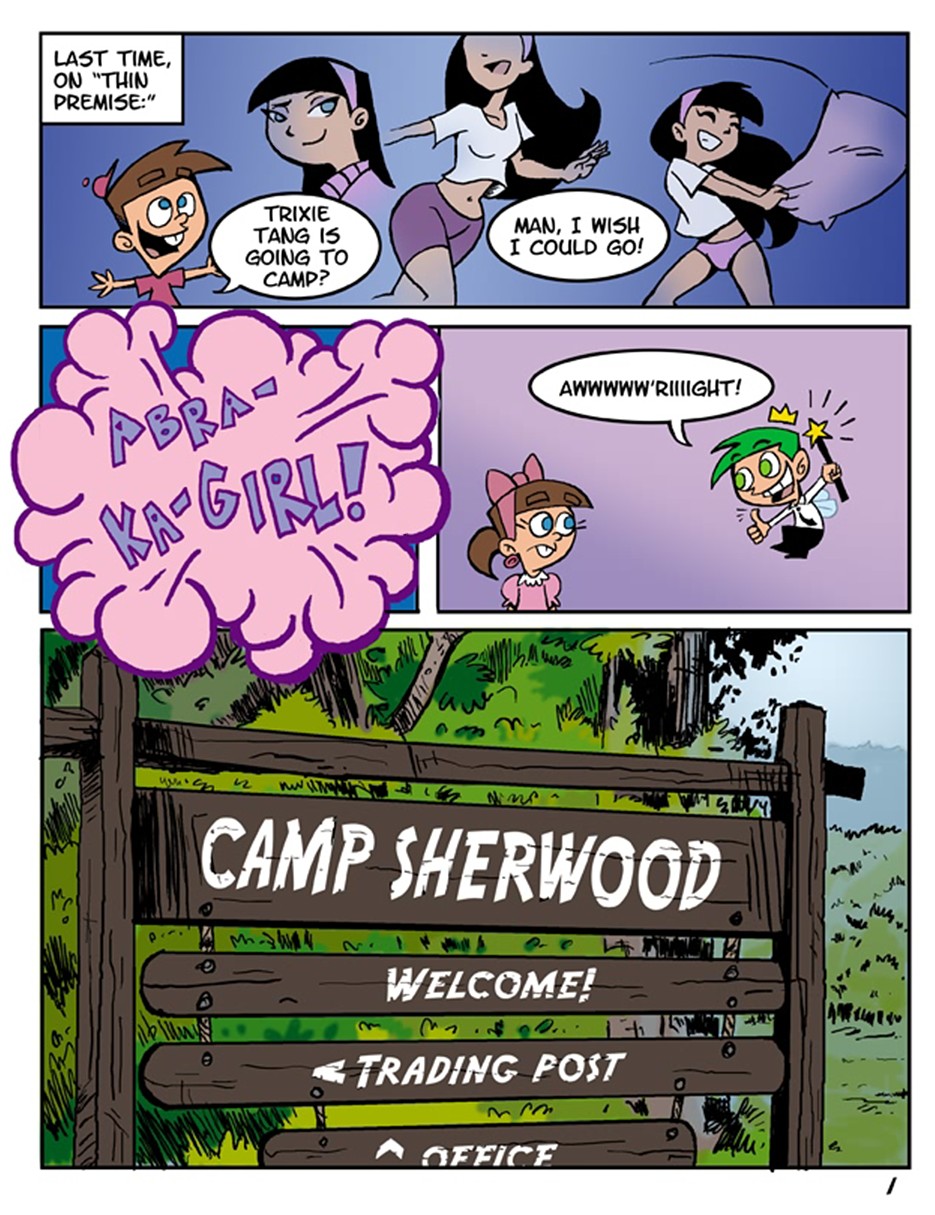 camp_sherwood crossover fairly_oddparents rule_63 timmy_turner tootie trixie_tang veronica_star