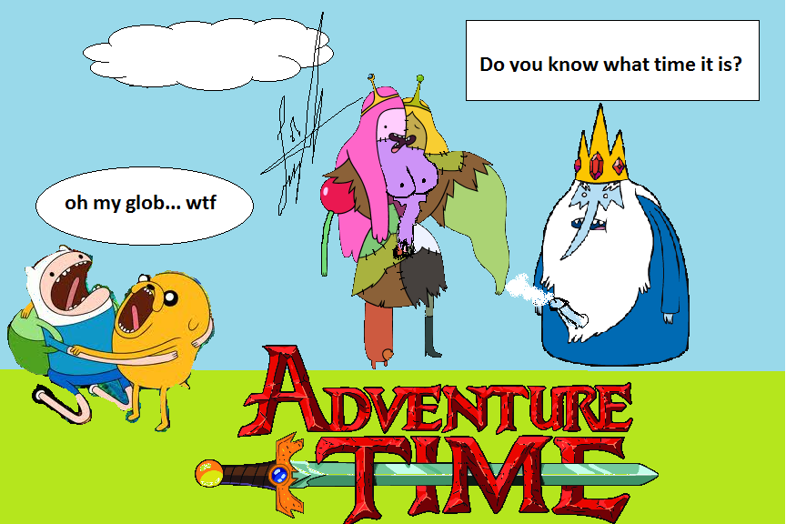 adventure_time finn_the_human ice_king jake_the_dog princess_monster_wife