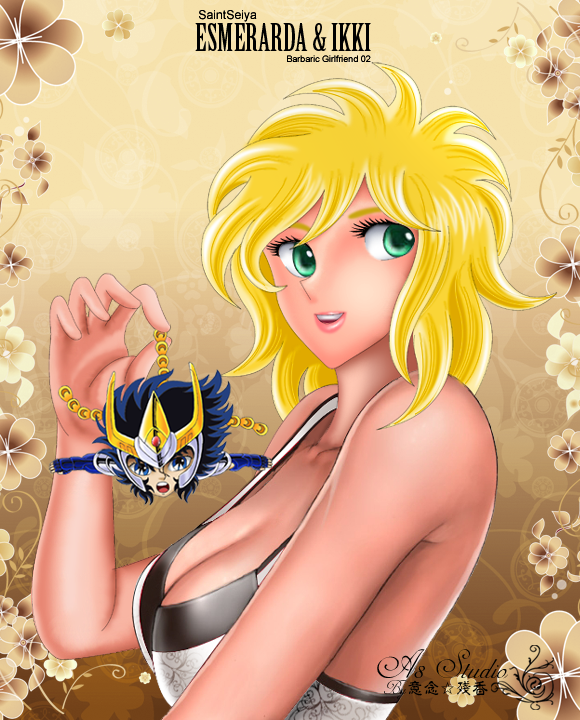 bronze_saints esmeralda knights_of_the_zodiac phoenix_ikki saint_seiya