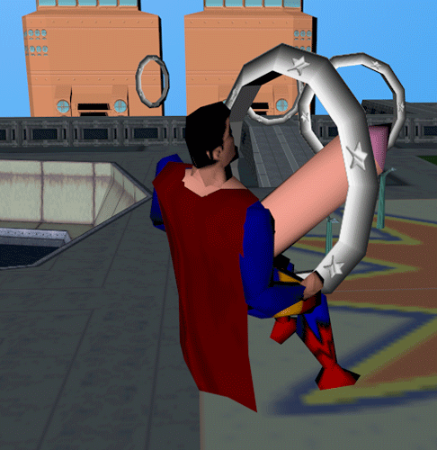 animated clark_kent dc sex64 superman superman_64