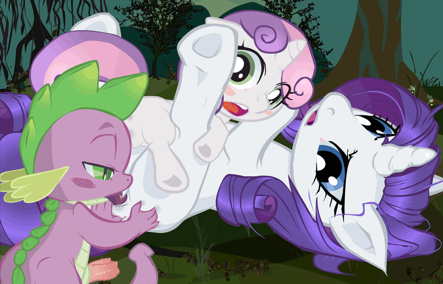 animated bcs cutie_mark_crusaders friendship_is_magic my_little_pony rarity spike sweetie_belle