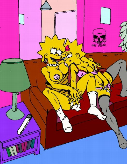 lisa_simpson maggie_simpson tagme the_fear the_simpsons