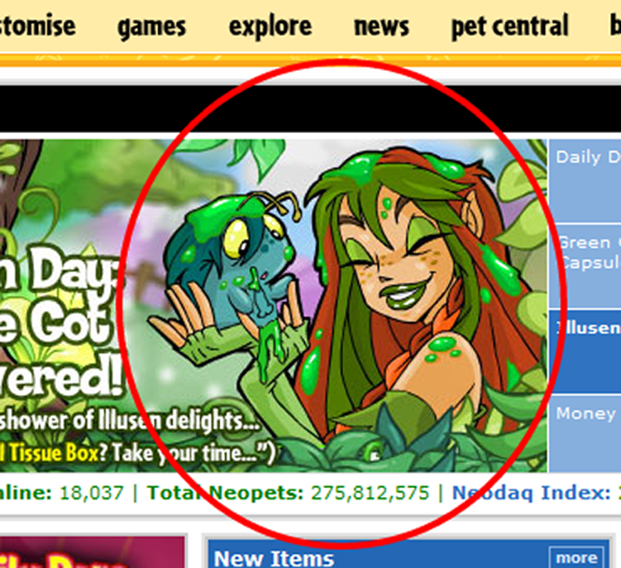 illusen neopets petpet tagme