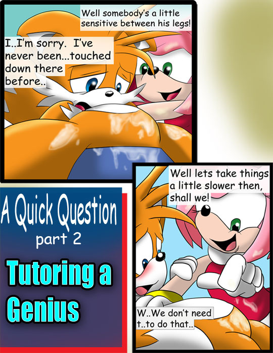 after_sex amy_rose anthro blue_eyes canine comic cum dialogue fox green_eyes hair hedgehog masturbation miles_prower orgasm penetration pink_hair rubbing sammy_stowes sega sex sonic_(series) tails