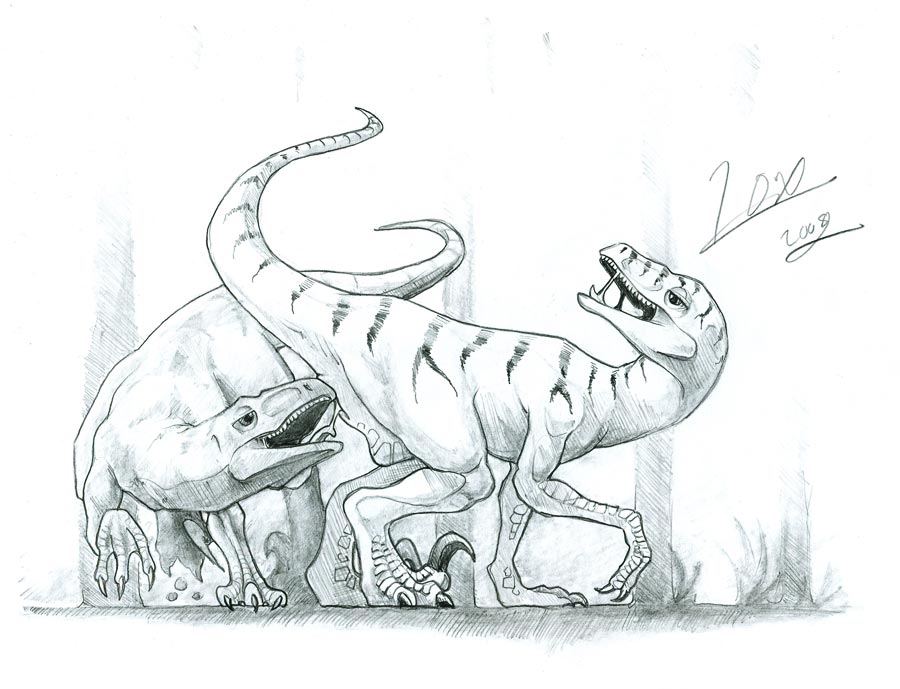 cum dinosaur dinosaure duo female feral feral_on_feral greyscale male monochrome oral raptor scalie sex slash0x straight