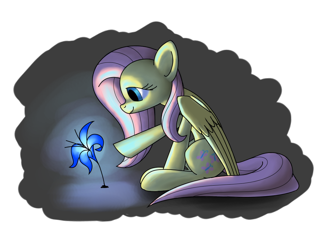 blue_eyes cutie_mark equine female feral flower fluttershy_(mlp) friendship_is_magic hair horse mammal my_little_pony pegasus pink_hair plain_background poison_joke pony sitting solo transparent_background underpable wings