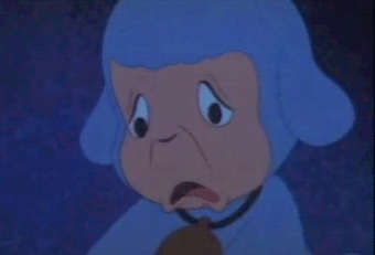 70s animated animated_gif chirin_(character) chirin_(chirin_no_suzu) chirin_no_suzu crying goat lowres no_humans oldschool sheep