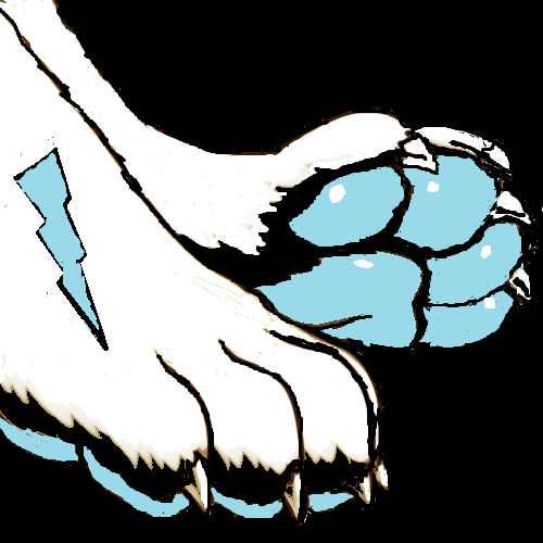 hindpaw pawpads paws soles toes white_fur