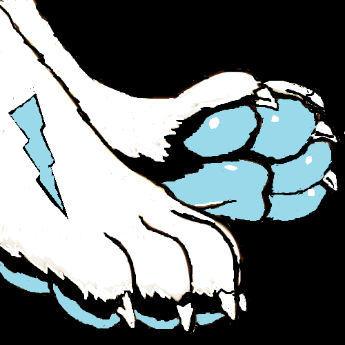 hindpaw pawpads paws toes white_fur
