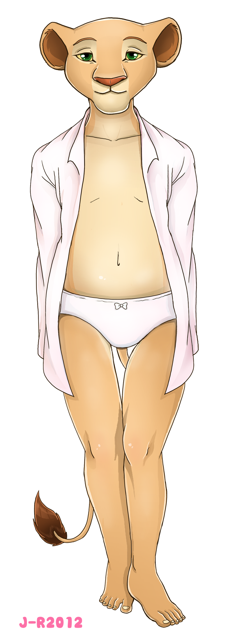anthrofied cub disney feline female flat_chested lion mammal nala panties the_lion_king underwear young