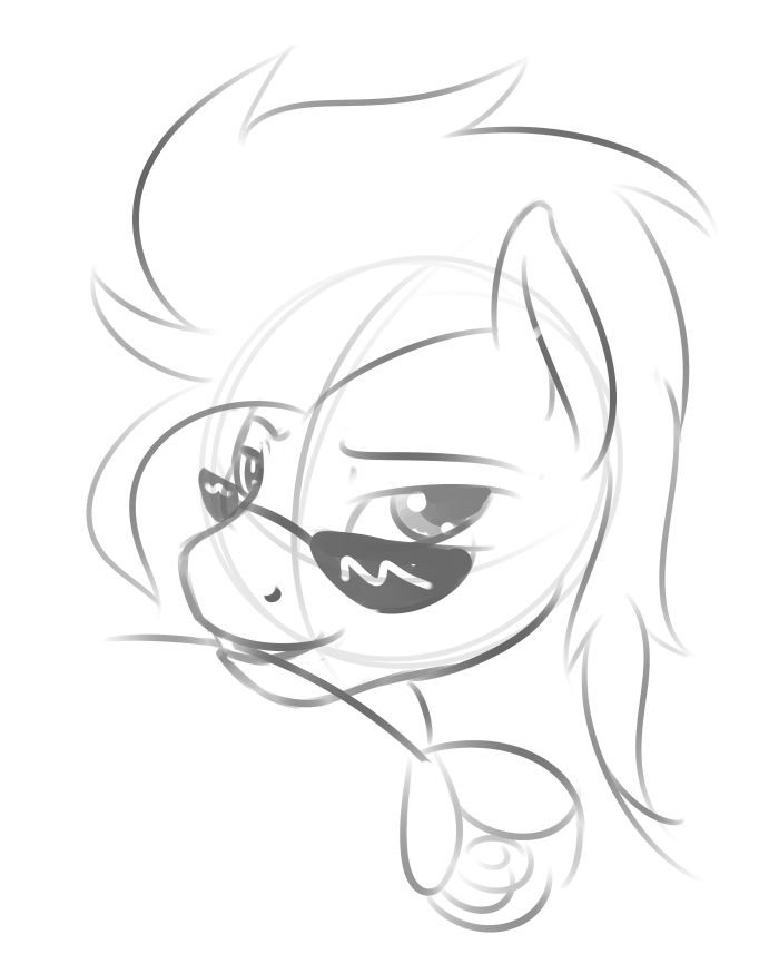 equine eyewear flower horse looking_at_viewer male mammal monochrome my_little_pony original_character pony rose skipsy skipsy_(character) slicked_back_hair solo sunglasses sweet_strokes