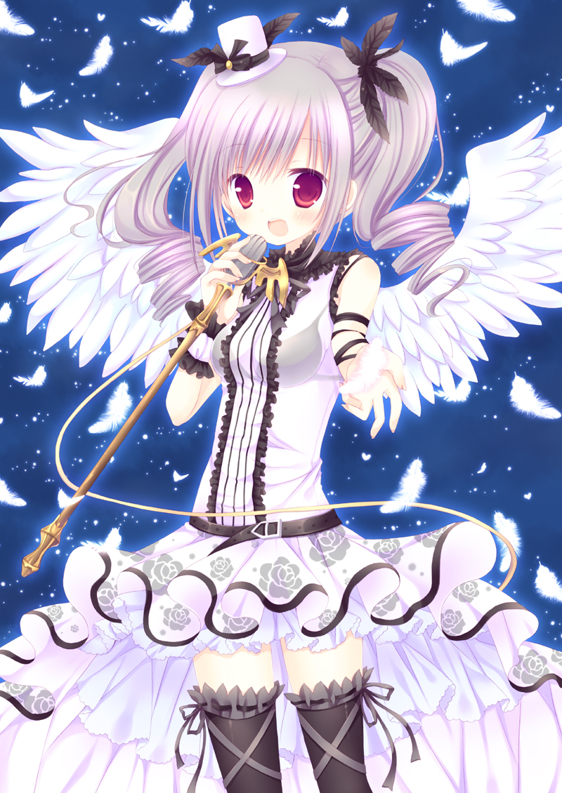 tagme thighhighs wings