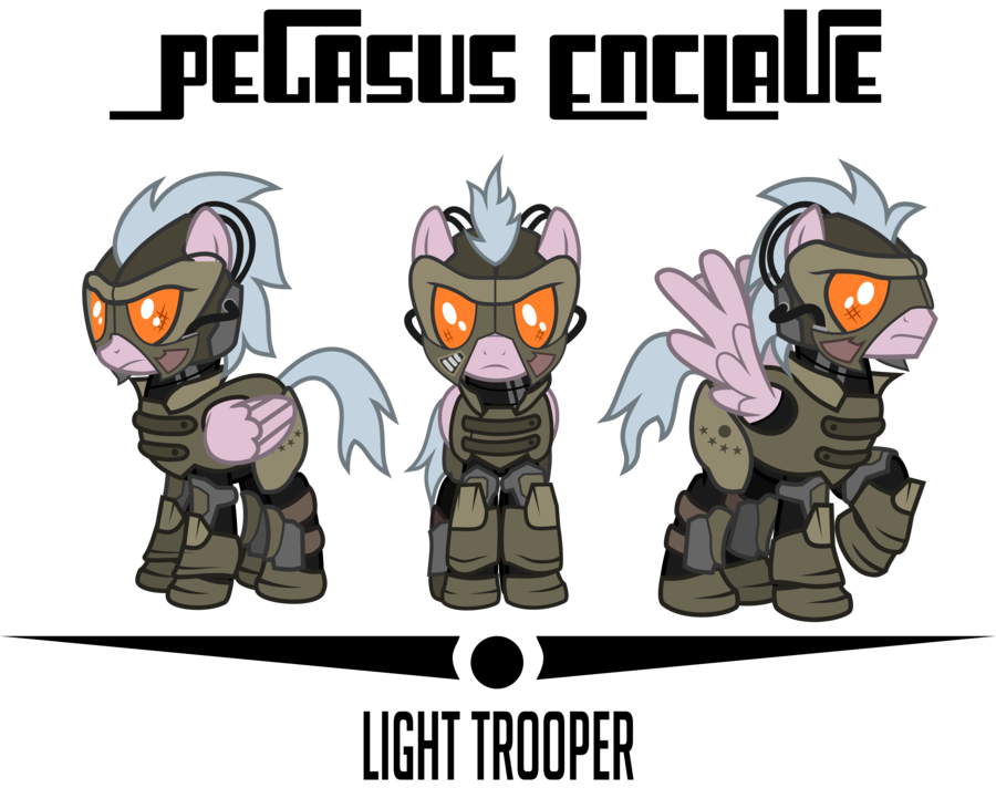 armor blue_hair brisineo crossover enclave equine fallout female friendship_is_magic hair horse male my_little_pony pegasus pony wings