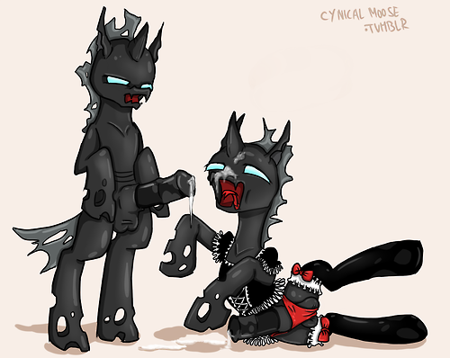 changeling cum duo equine feral friendship_is_magic gay male mammal my_little_pony penis