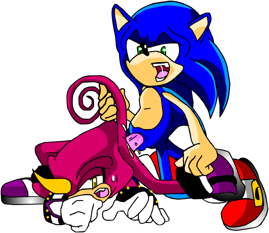 anal_penetration anthro blue_hair chameleon chaotix cum cum_in_ass cum_inside espio_the_chameleon from_behind gay green_eyes hair hedgehog horn interspecies lizard male mammal nude open_mouth penetration penis plain_background raised_tail reptile scalie sega sex sonic_(series) sonic_the_hedgehog tail_grab tongue young