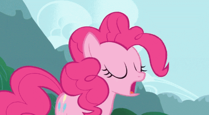 animated cutie_mark equine female feral friendship_is_magic hair horse mammal my_little_pony pink_hair pinkie_pie_(mlp) pony solo