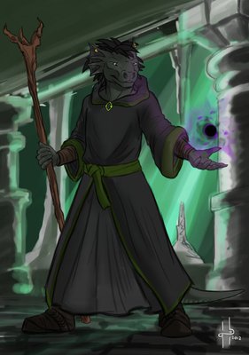 anthro argonian clothing hair hufnaar magic male polearm reptile robe scalie scilisth staff standing temple the_elder_scrolls the_elder_scrolls_v:_skyrim video_games