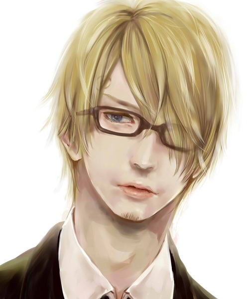 1boy blonde_hair facial_hair glasses goatee hair_over_one_eye male male_focus one_piece pixiv_thumbnail resized sanji solo yuu_(1969loy)