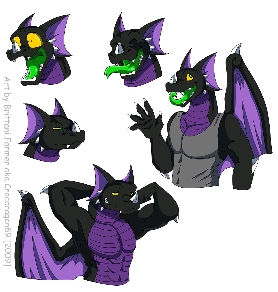abs angry anthro biceps big big_muscles black_dragon black_scales black_skin claws clothed clothing crocdragon89 dragon eyes_closed fangs flexing forked_tongue green_eyes green_tongue grin half-dressed happy horn laugh looking_at_viewer male muscles open_mouth pecs plain_background pose purple_skin scales scalie shirt smile solo standing surprise tank_top tongue topless white_background wings yellow_eyes zeke_(crocdragon89)