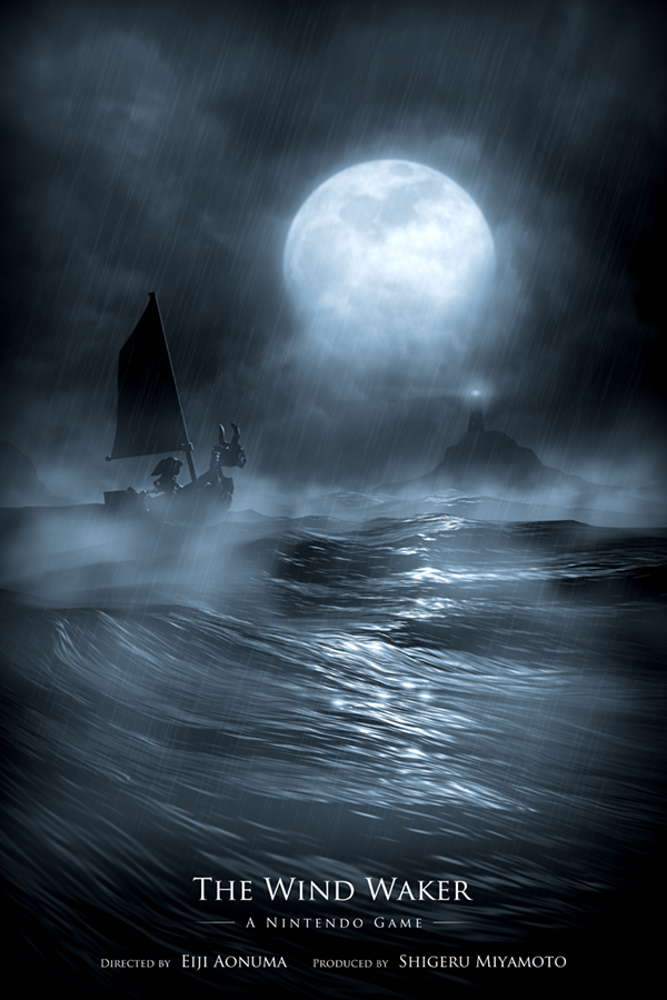 boat dirtygreatpixels full_moon lighthouse link moon movie_poster night night_sky ocean rain sail sky storm the_king_of_red_lions the_legend_of_zelda the_legend_of_zelda:_the_wind_waker watercraft