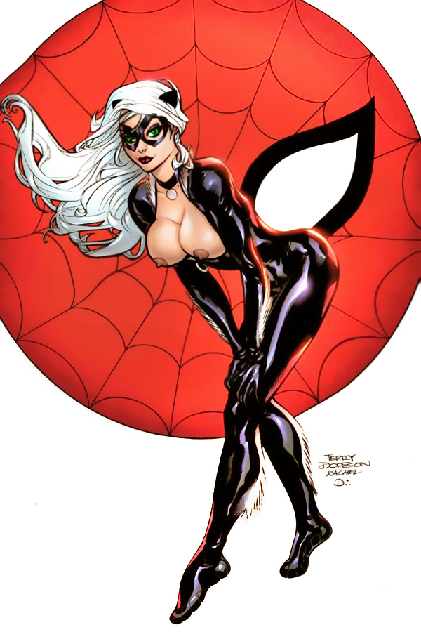 black_cat marvel spider-man tagme terry_dodson