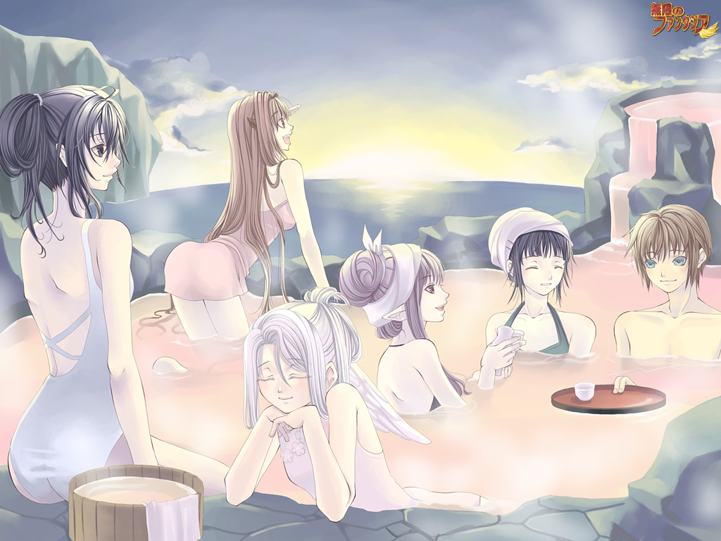 bathing hot_springs infinite_fantasia onsen