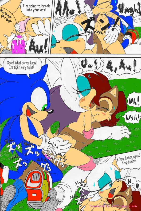 anal_penetration anus bat breasts butt close-up cum dialog dialogue dildo double_dildo female forced from_behind group group_sex hedgehog lesbian lying male mammal missionary_position nude on_back penetration penis pussy rodent rouge_the_bat sally_acorn sega sex sex_toy sonic_(series) sonic_the_hedgehog text threesome trio vaginal vaginal_penetration