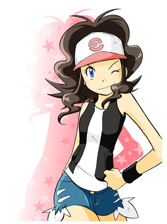1girl cap hat nintendo pokemon pokemon_(game) pokemon_bw touko_(pokemon)