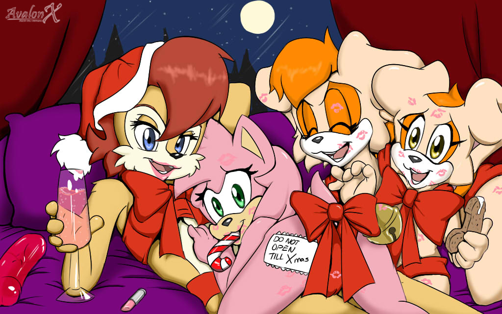 alcohol amber_eyes amy_rose anthro aval0nx bed beverage blue_eyes butt chipmunk cracker cream_the_rabbit cute dildo eyes_closed female full_moon glass green_eyes hair hedgehog kiss_mark lagomorph looking_at_viewer mammal milf moon mother mother_and_daughter night orange_hair parent pillow pink_hair presenting presenting_hindquarters rabbit red_hair rodent sally_acorn sega sex_toy smile sonic_(series) vanilla_the_rabbit young