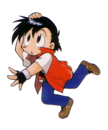 1boy black_hair chibi dengeki!_pikachu jacket lowres nintendo no_hat no_headwear ono_toshihiro pokemon pokemon_(manga) satoshi_(pokemon) shoes short_hair solo